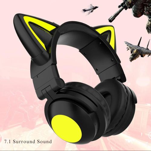 RGB Kitty Ears Wireless Headsets